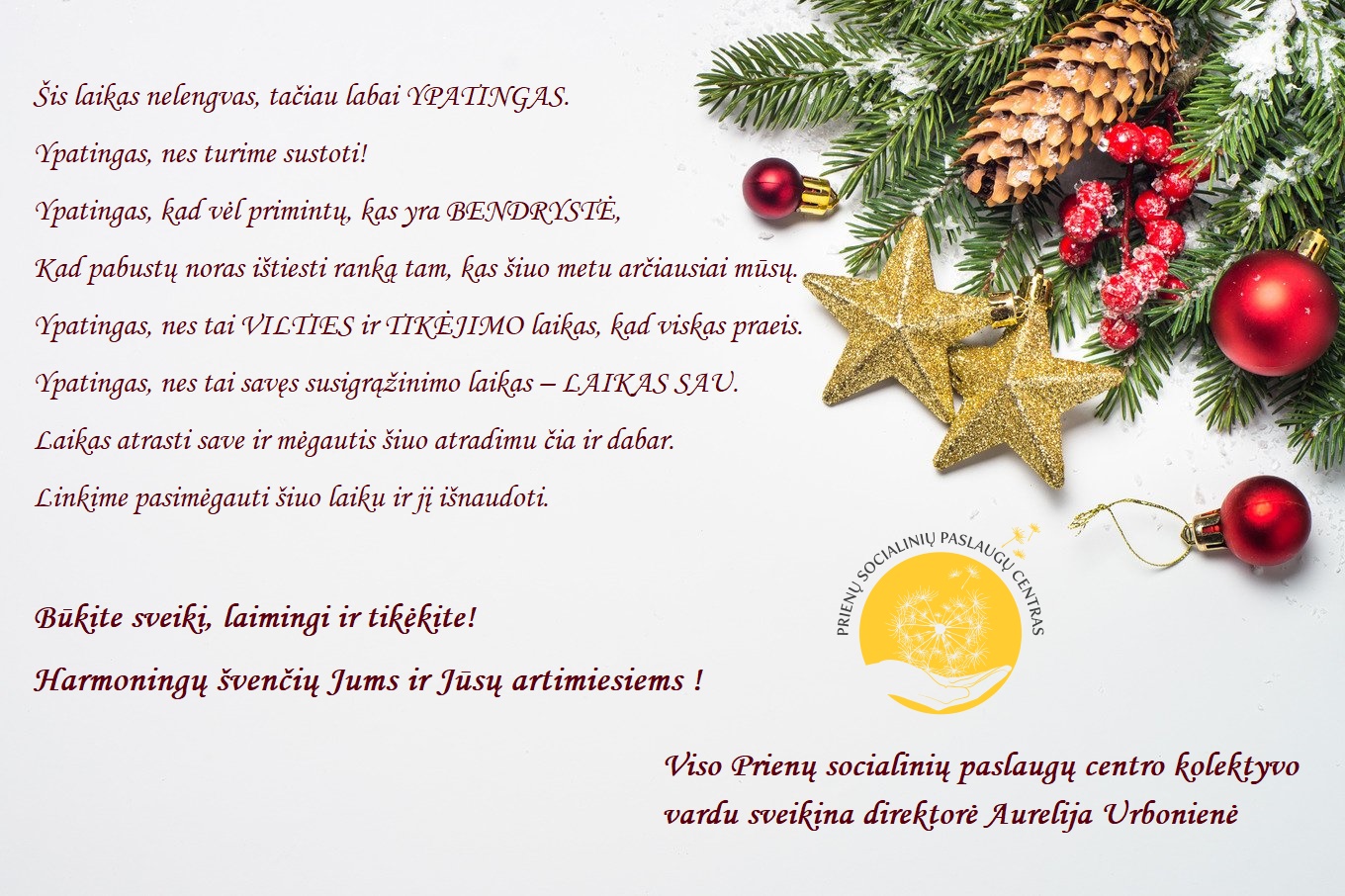 Sveikinimas 2020